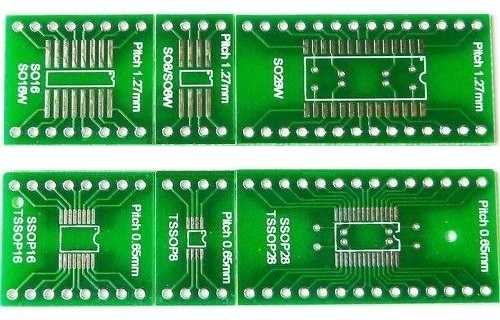 плата монтаж\ 70x19\\\\SO8&16&28/SSOP8&16&28-DIP\