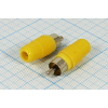 шт RCA\каб\жел\4~5мм\пл\Ni\CP22-01Yellow\укорочен