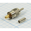 шт RCA\каб\\RG174\мет\Au\R-111L pin gold\обжим