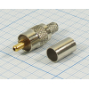 шт RCA\каб\\RG59\мет\Au\[R-111G pin gold\обжим