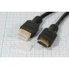 шнур шт HDMI-шт HDMI\5м\Au/пл\чер\\