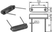 Кварцевый часовой резонатор ЧВ
